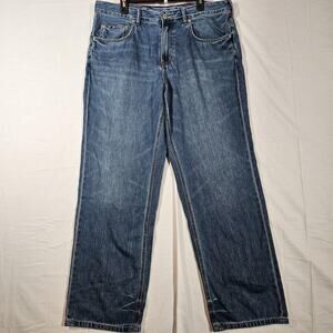 Tommy Bahama Jeans Mens 38x30 Blue Medium Wash Classic Fit Straight Denim Casual